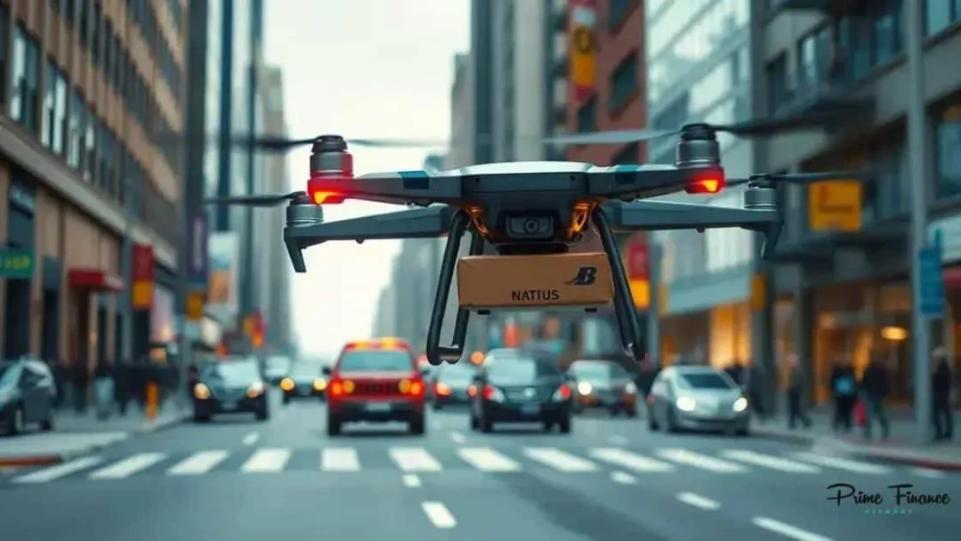 The use of drones for delivery services and logistics