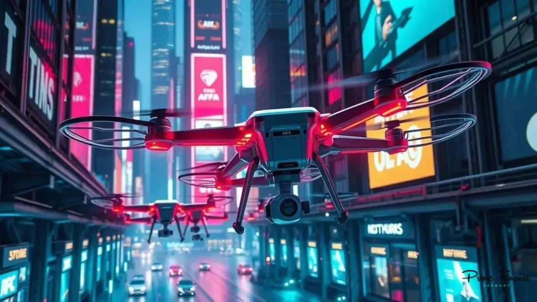 The use of drones for delivery services and logistics