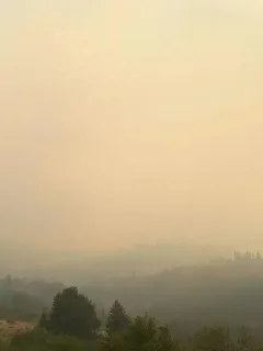 Wildfire smoke and air-quality warnings