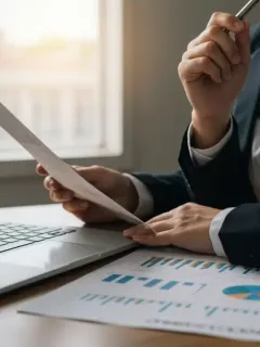 Financial professional analyzing 401(k) statements with a calendar marking the 2026 deadline.
