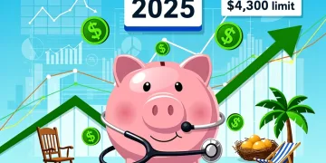 Illustration of Health Savings Account as secondary retirement fund with $4,300 limit