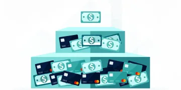Structured 3-Tier Debt Strategy for clearing credit card balances, illustrating financial progress.