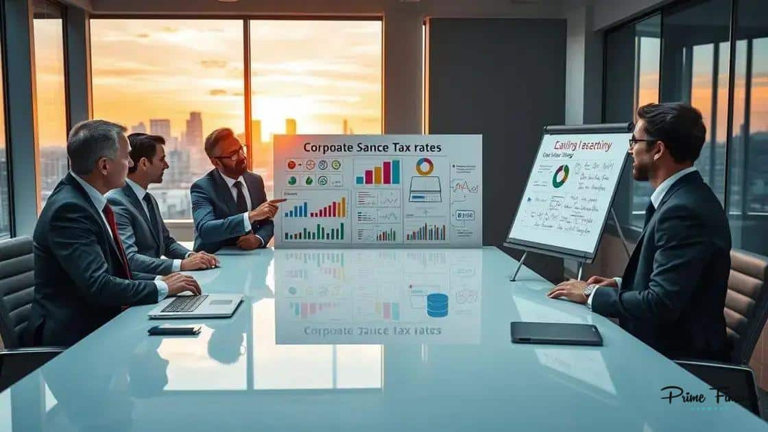Corporate tax rate changes and their effect on businesses