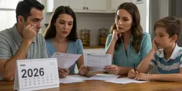 Family discussing 2026 tax code changes and financial planning