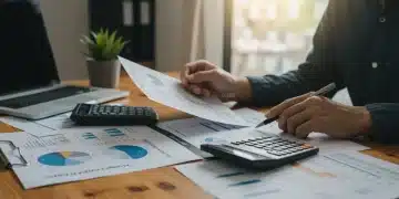 Financial planning tools and documents representing smart debt consolidation strategies for 2026.