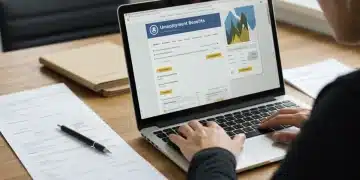 Person applying for 2026 unemployment benefits online